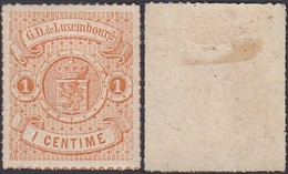 Luxembourg 1865 - Timbre Neuf Sans Gomme.  Pri Fix Nr. 16 A. Brun Orange.  (EB) DC-2848 - Other & Unclassified