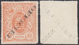 Luxembourg 1875 - Timbre Obliteré.  Pri Fix Nr. 8 B "Vermillon".  (EB) DC-2849 - Autres & Non Classés