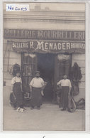 BEGLES :  Devanture Du Sellier H.MENAGER  - Superbe Carte Photo - Commerce - Autres & Non Classés