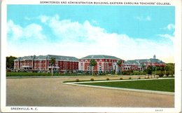 Amérique - GREENVILLE, N.C. - Dormitories And Administration Building, Eastern Carolina Teachers' College - Greensboro