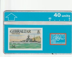 Gibraltar -  Warships 1993 - HMS Hood - Gibilterra