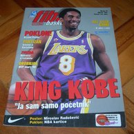 Kobe Bryant LA Lakers FIBA BASKET Yugoslavian April 1998 ULTRA RARE - Magazines