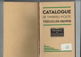 FRANCE Et Colonies - Editions YVERT Et TELLIER 1952 - - Frankrijk