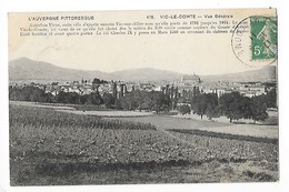 VIC Le COMTE  (cpa 63)   Vue Générale    -  L  1 - Vic Le Comte