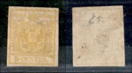 ANTICHI STATI - LOMBARDO VENETO - 1880 - 5 Cent (1c - Giallo Limone) - Senza Gomma - Assottigliato - Sonstige & Ohne Zuordnung