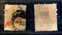 ANTICHI STATI - LOMBARDO VENETO - Levante - 1863 - 2 Soldi (36L) Con Grande Tratto Diagonale In Rosso E Successivo Annul - Sonstige & Ohne Zuordnung