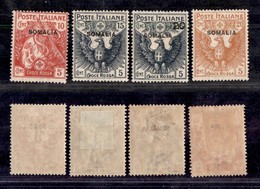 COLONIE - SOMALIA - 1916 - Croce Rossa (19/22) - Serie Completa - Gomma Originale (400) - Other & Unclassified