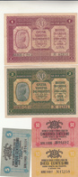 Occupazione Austriaca Di Venezia. 1+2 Lire+5+10+50 Centesimi Cassa Veneta Dei Prestiti 1918 - Besetzung Venezia