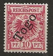 Timbre Allemagne Surcharge Togo 1897 Colonie Neuf * - Togo