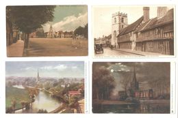 FOUR STRATFORD UPON AVON ALL RAPHAEL TUCK POSTCARDS - Stratford Upon Avon