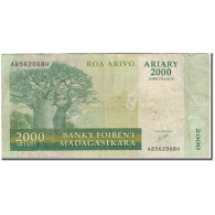 Billet, Madagascar, 2000 Ariary, KM:83, TB - Madagascar