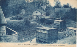 92 // Fort Du MONT VALERIEN, Voitures Colombophiles Et Le Chateau  73 - Mont Valerien