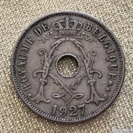 Pièce Trouée De 1927 Royaume De Belgique - 25 Centimes