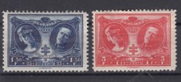 Belgium 1926 Mi#221-222 Mint Hinged - Neufs