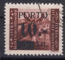 Istria Litorale Yugoslavia Occupation, Porto 1945 Sassone#4 Overprint I, Used - Yugoslavian Occ.: Istria