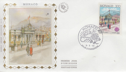 Enveloppe  FDC  1er  Jour   MONACO    EUROPA    1990 - 1990