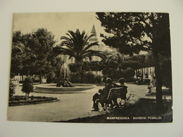 MANFREDONIA GIARDINI PUBBLICI   -   FOGGIA   PUGLIA   VIAGGIATA  COME DA FOTO  IMMAGINE  OPACA - Manfredonia