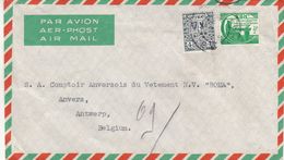 Irlande - Lettre Des Années 40 - Exp Vers  Antwerpen - Armoiries - - Lettres & Documents