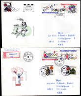 CZECHOSLOVAKIA 1984 Olympic Movement FDC.  Michel 2782-84 - FDC