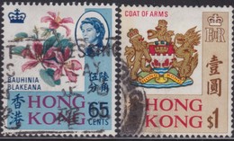 Hong Kong      .   SG  .    253a/254b     .    O   .    Cancelled      .   /    .   Gebruikt - Used Stamps