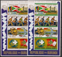 Burundi - 1974 - N°Mi. Bloc 79 Et 80 - UPU - Neuf Luxe ** / MNH / Postfrisch - Ongebruikt