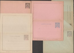 Grande Comore. 5 Entiers Postaux, Dont Deux Cartes-lettres - Covers & Documents