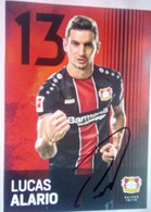 Lucas Alario  (Bayer 04) - Authographs