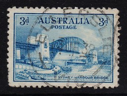 Australia 1932 Sydney Harbour Bridge 3d Postally Used - See Notes - Oblitérés