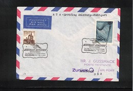 Germany / Deutschland 1960 Austrian Airlines Erstflug Salzburg - Stuttgart  Interessanten Brief - Primeros Vuelos