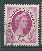 Rhodésie - Nyasaland   - Yvert N° 7  Oblitéré    -   Bce 181120 - Rhodesië & Nyasaland (1954-1963)