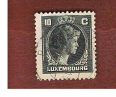 LUSSEMBURGO (LUXEMBOURG)   -   SG  439    -   1944 GRAND DUCHESS  CHARLOTTE  10     -   USED - 1944 Charlotte Rechterzijde