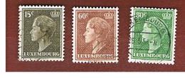 LUSSEMBURGO (LUXEMBOURG)   -   SG  514.517   -   1949  GRAND DUCHESS CHARLOTTE  -   USED - 1948-58 Charlotte Left-hand Side