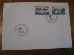 REYKJAVIK 1983 Ferdist Um Nordurlond 2 Stamp On Cancel Cover ICELAND - Lettres & Documents