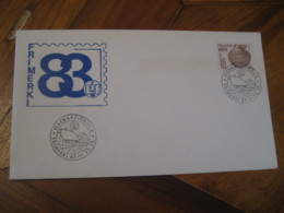 HAFNARFJORDUR 1983 Chlamys Islandica Shell Coneshell Stamp On Cancel Cover ICELAND - Briefe U. Dokumente