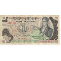 Billet, Colombie, 20 Pesos Oro, 1979, 1979-04-01, KM:409d, TTB - Colombie