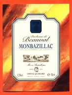 étiquette Vin De Monbazillac Duchesse De Beauval Cheval Quancard à Ambarès - 75 Cl - Monbazillac