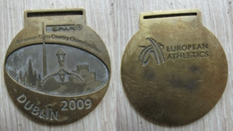 AC - EUROPEAN CROSS COUNYTRY CHAMPIONSHIPS DUBLIN 2009 ATHLETICS SPAR MEDAL - MEDALLION - Athlétisme