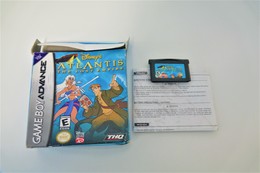 NINTENDO GAMEBOY ADVANCE: DISNEY'S ATLANTIS THE LOST EMPIRE WITH BOX - THQ - 2001 - Game Boy Advance