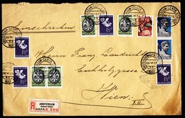 A6181) Niederlande Netherlands R-Brief Amsterdam 28.06.37 N. Wien - Cartas & Documentos