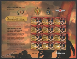 Espagne - Spain - España - Premium Sheet 2018 - 25th Ann. Women In The Armed Forces - MNH - Ganze Bögen