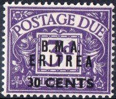 GRAN BRETAGNA, GREAT BRITAIN, ERITREA, 1948, 30 C., NUOVO (MLH*) Mi. ERP4,   Scott ERJ4,  YT ERT4, Un. ERS4 - Britisch-Levant