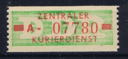 DDR Zentraler Kurierdienst Mi 30 I  Rostock Postfrisch/neuf Sans Charniere /MNH/** 1959 - Autres & Non Classés