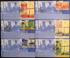 Nations Unies FDC - Premier Jour - Lot De 6 FDC - Thématique Anniversaire - 2000 - Collezioni & Lotti