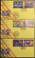 Nations Unies FDC - Premier Jour - Lot De 3 FDC - Thématique Éducation - 1999 - Collezioni & Lotti