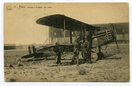 CPA - Carte Postale - Belgique - Evère - Champ D'Aviation - Un Avion - 1925 (M8360) - Evere