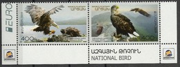 NAGORNO KARABAKH /ARMENIA  /ARTSAKH -EUROPA 2019 -NATIONAL BIRDS.-"AVES -BIRDS -VÖGEL -OISEAUX"- SERIE 2 V.- COMBI - 2019