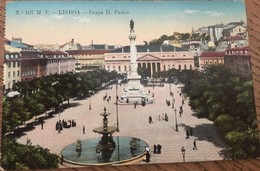 Cpa, LISBONNE, LISBOA, Praça D Pedro,écrite En 1913 - Lisboa