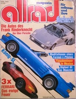 CA028 Autozeitschrift Allrad Magazin, Nr. 9, 1984, Deutsch - Cars & Transportation