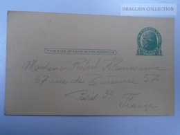 D163502 USA  Ca 1909   Postal Stationery  1c.  Jefferson - Duc De Windsor 37 SE Brooklyn To Paris - 1901-20