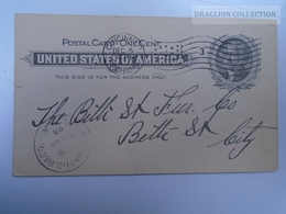 D163503 USA  Ca 1898   Postal Stationery  Jefferson - Cancel CINCINNATI Ohio - ...-1900
